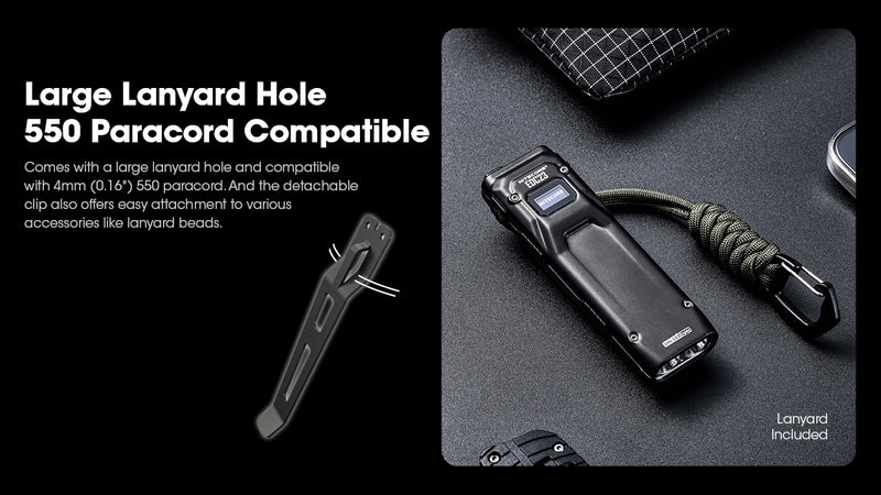 Nitecore EDC23 Ultra Slim Pocket Tactical EDC Flashlight 超薄口袋戰術EDC手電筒