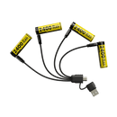 Nitecore NH2400 USB-C Rechargeable 1.5V Li-ion AA Batteries (4 pcs) AA充電池