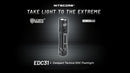 Nitecore EDC31 Compact Tactical EDC Flashlight 手電筒