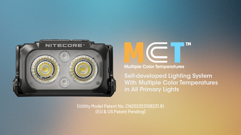 Nitecore NU25 MCT Ultra Lightweight Rechargeable Headlamp 多色溫戶外頭燈