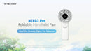 Nitecore NEF03 Pro Portable Handheld Fan 可摺疊手提風扇