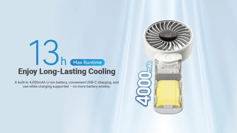 Nitecore NEF03 Pro Portable Handheld Fan 可摺疊手提風扇