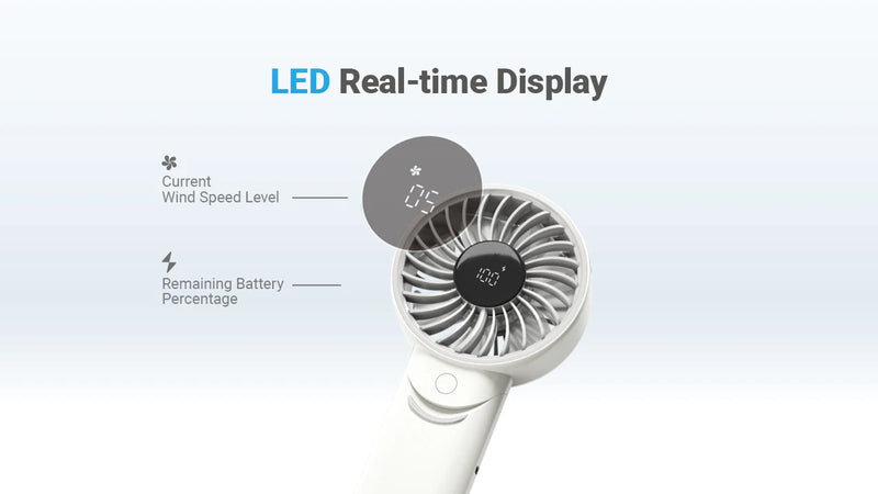 Nitecore NEF03 Pro Portable Handheld Fan 可摺疊手提風扇