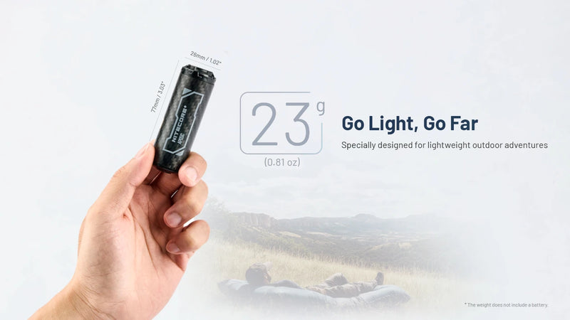 Nitecore AP05C Ultra Lightweight Carbon Fiber Air Pump 碳纖維輕量氣泵