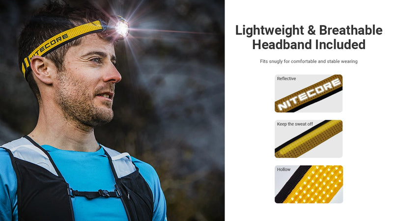 Nitecore UT27 MCT Lightweight Trail Running Headlamp 三色溫輕量越野跑頭燈