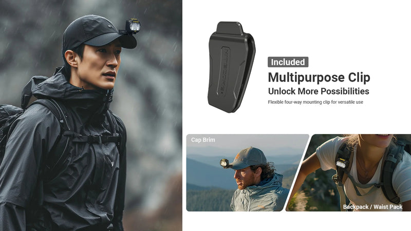 Nitecore UT27 MCT Lightweight Trail Running Headlamp 三色溫輕量越野跑頭燈
