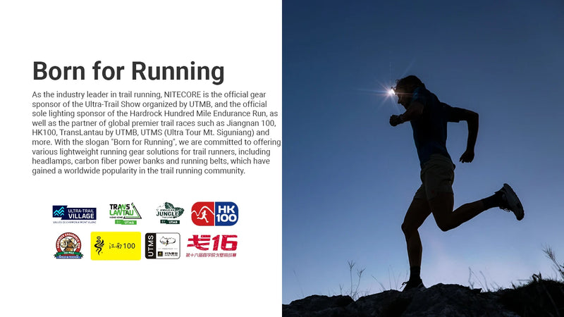 Nitecore UT27 MCT Lightweight Trail Running Headlamp 三色溫輕量越野跑頭燈