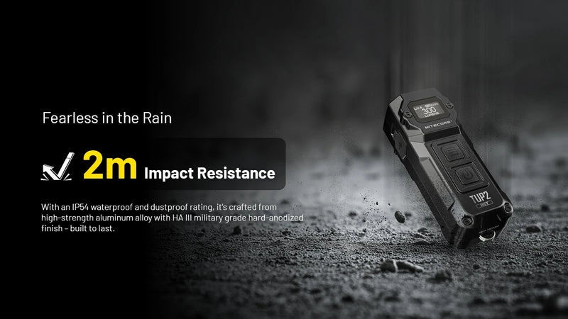 Nitecore TUP2 Intelligent MCT Keychain Light 智能三色溫鑰匙圈燈 