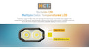 Nitecore EDC09 High CRI Three Color Temperatures Adjustable Angle EDC Flashlight 手電筒