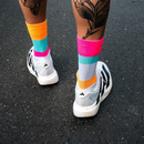 INCYLENCE Bands High-Cut Running Socks Navy Green