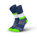 INCYLENCE Bands High-Cut Running Socks Navy Green