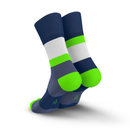 INCYLENCE Bands High-Cut Running Socks Navy Green