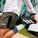 INCYLENCE Bands High-Cut Running Socks Navy Green