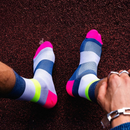 INCYLENCE Bands High-Cut Running Socks Zucchero Canary