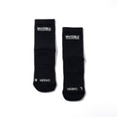 Invisible Merino Targeted Cushion Crew Trail Socks 越野跑羊毛襪 Black