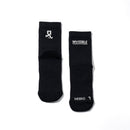 Invisible Merino Targeted Cushion Crew Trail Socks 越野跑羊毛襪 Black