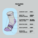 Invisible Merino Targeted Cushion Crew Trail Socks 越野跑羊毛襪