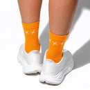 Invisible Merino 5 Toe Targeted Cushion Crew Trail Socks 越野跑羊毛五趾襪 Flame Orange