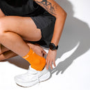 Invisible Merino 5 Toe Targeted Cushion Crew Trail Socks 越野跑羊毛五趾襪 Flame Orange