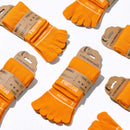 Invisible Merino 5 Toe Targeted Cushion Crew Trail Socks 越野跑羊毛五趾襪 Flame Orange