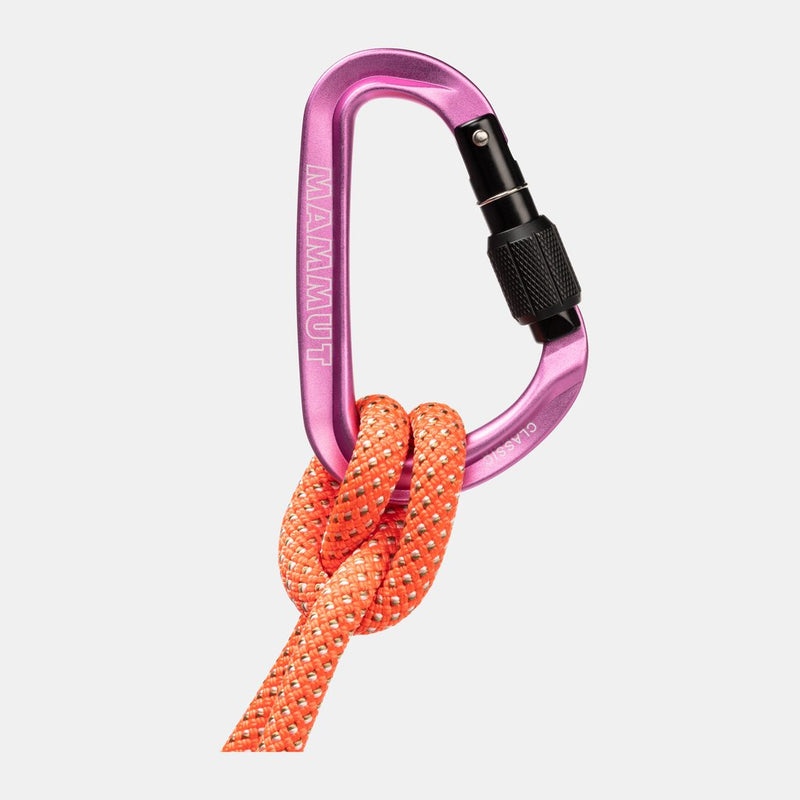 MAMMUT Classic HMS Screwgate Carabiner Pink