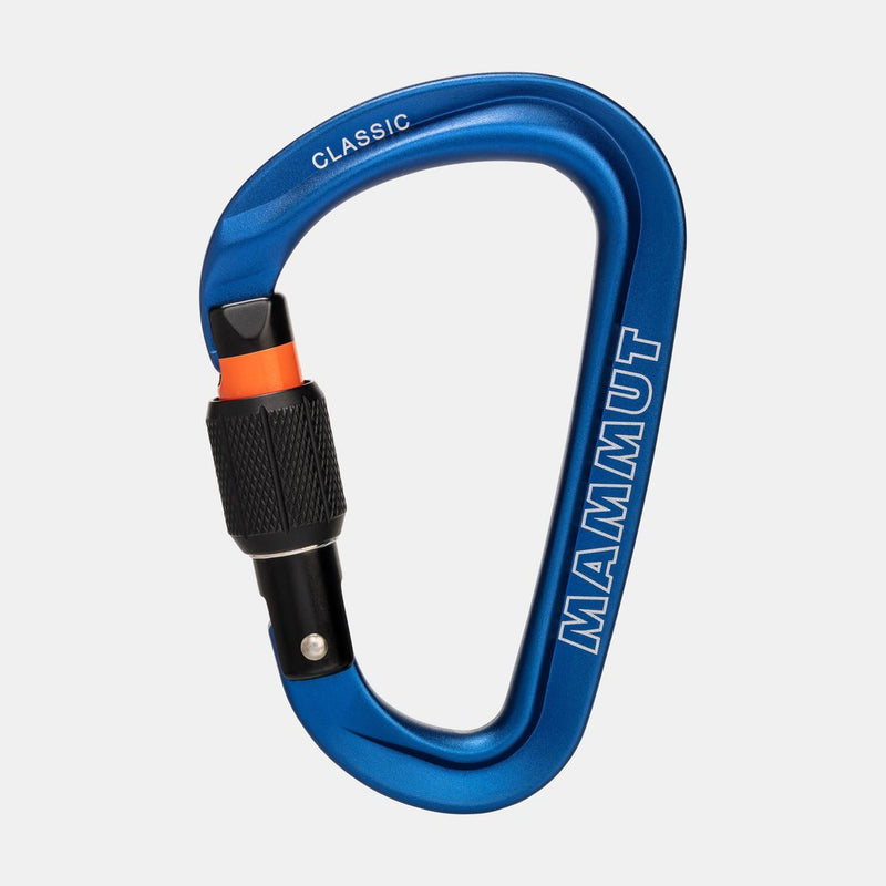 MAMMUT Classic HMS Screwgate Carabiner Blue