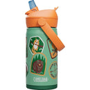 CamelBak Thrive™ Flip Straw Kids Insulated Stainless Steel Bottle 12oz Camp Badges