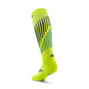 CEP Ski Touring Merino Socks Tall Men Lime/Blue