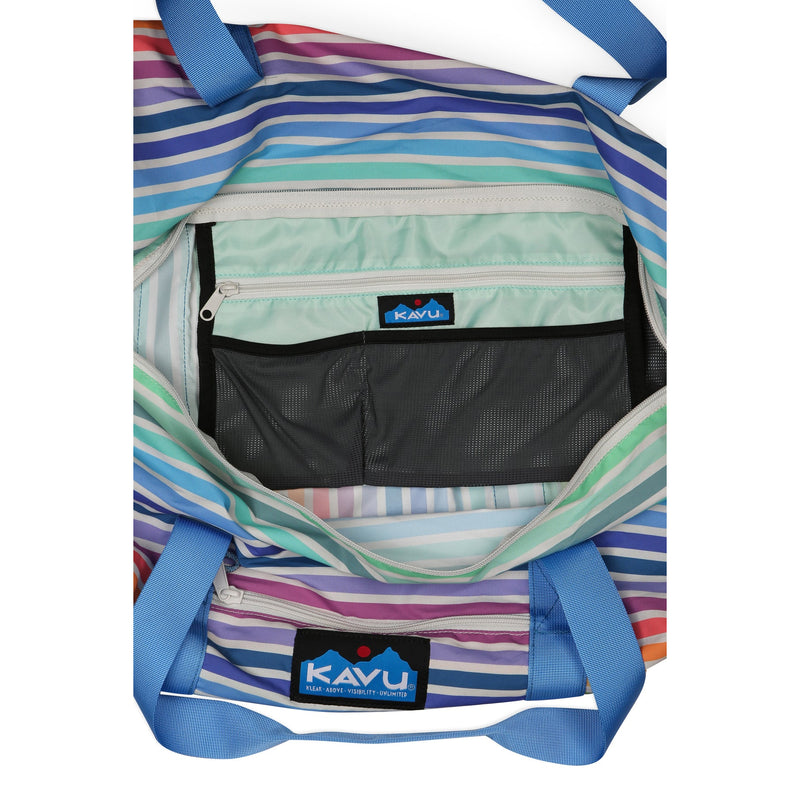 KAVU Tide Rip Duffel Rainbow Stripe