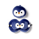 relaxeazzz Travel Pillow & Eye Mask Set Penguin