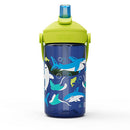 Thrive™ Flip Straw Kids 0.4L Bottle w/ Tritan™ Renew Sharks & Rays 兒童吸管水樽