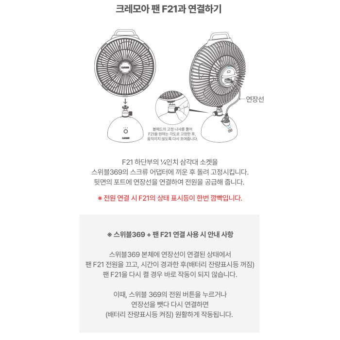 Claymore Swivel 369 Auto Fan Oscillator