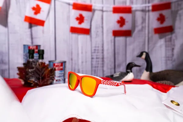 Goodr Sports Sunglasses - Royal Canadian Face Mounties 運動跑步太陽眼鏡