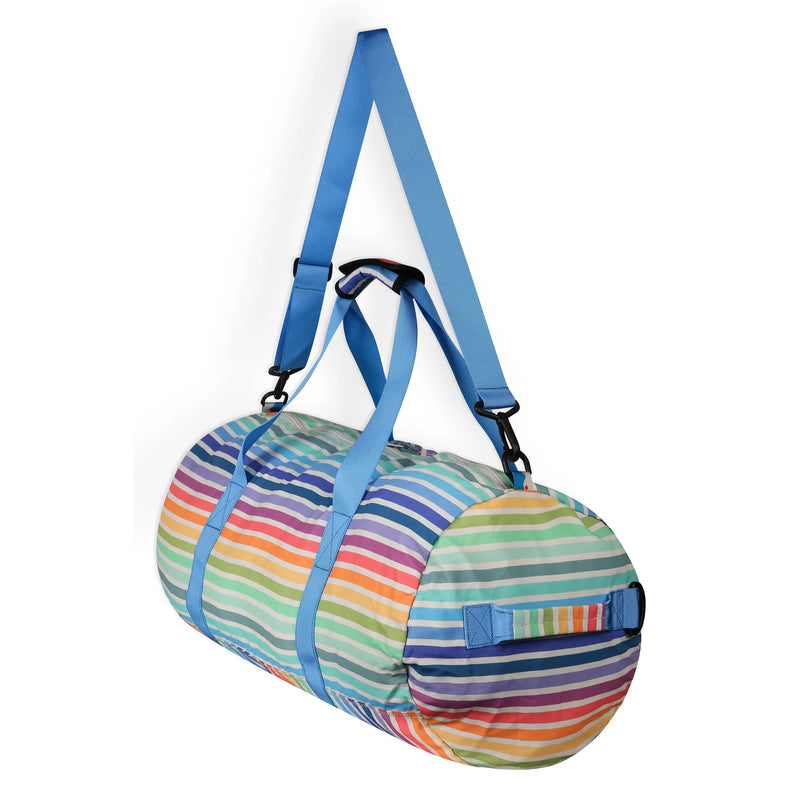 KAVU Tide Rip Duffel Rainbow Stripe