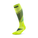 CEP Ski Touring Merino Socks Tall Men Lime/Blue