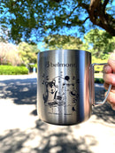 Belmont Titanium Double Wall Mug 450ml 好山好味 Limited Edition BMX-320 belmont x 鴛鴦茶餐廳 好山. 好味 Limited Edition