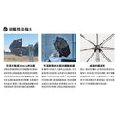 AMVEL TOUGHNESS Full Blackout Umbrella 全遮光加大8骨極輕手動傘