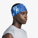 BUFF Coolnet UV® Wide Headband Attel Blue