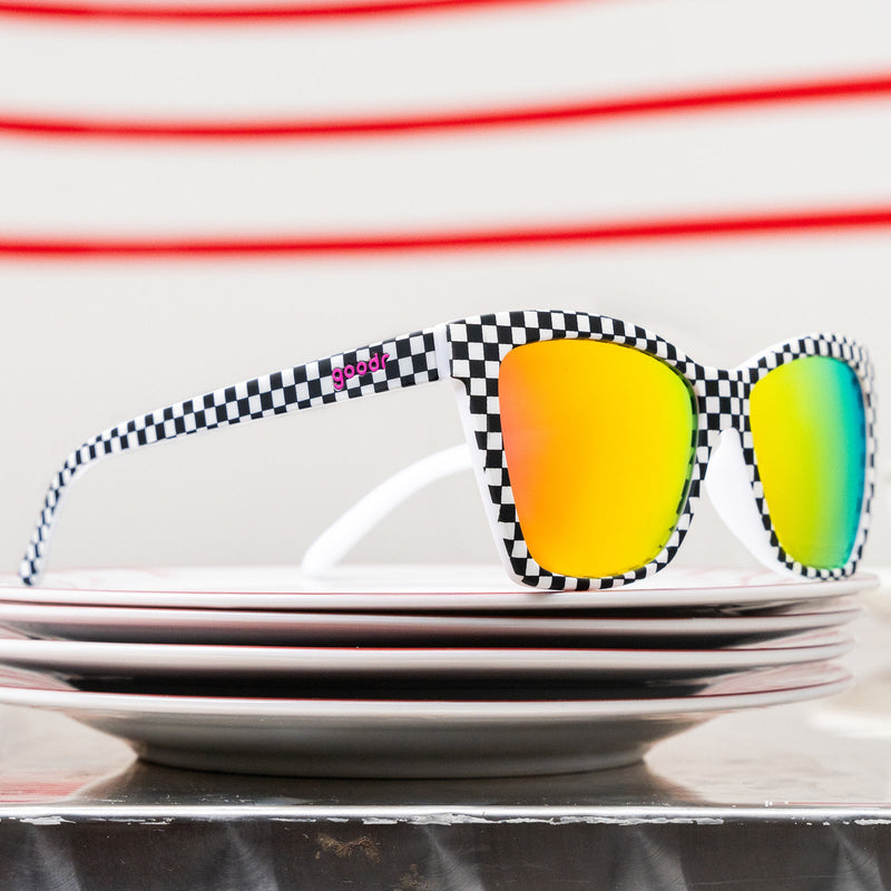 Goodr Sports Sunglasses - Server with Checkered Past