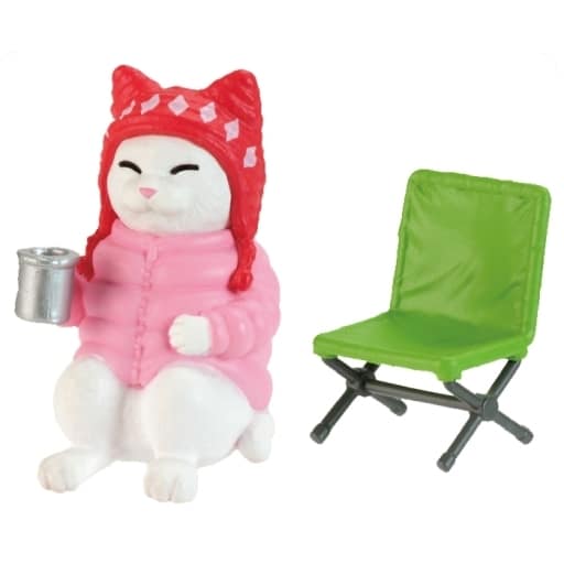 Cat Holiday Campfire Edition Miniature Collection (5 items) 貓喵假期 ねこの休日～營火 露營篇 Camping 扭蛋