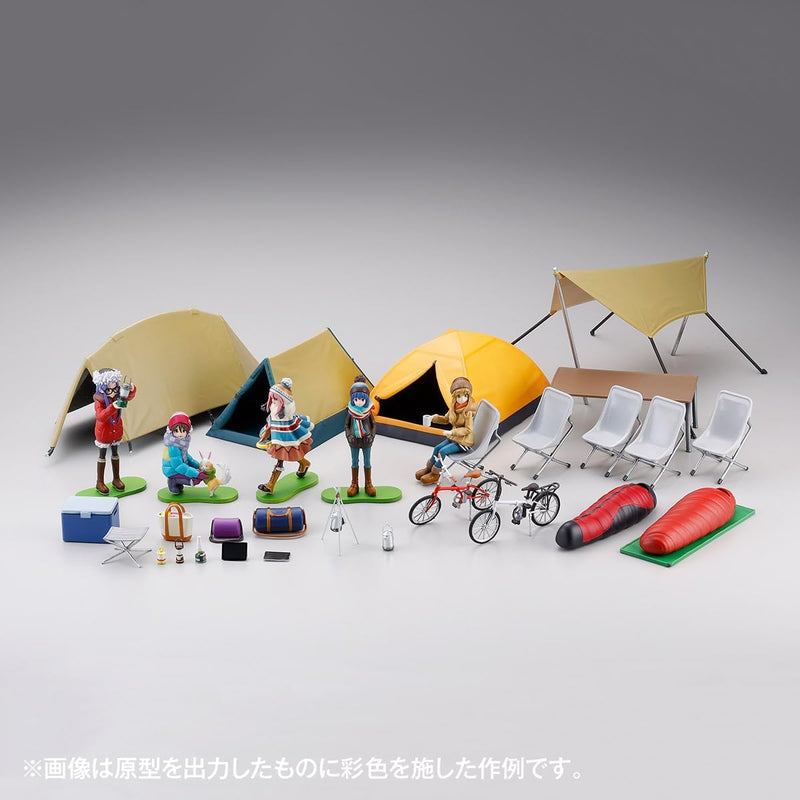 Yuru Camp 1/24 Anime Scale Camp Set (Unpainted)