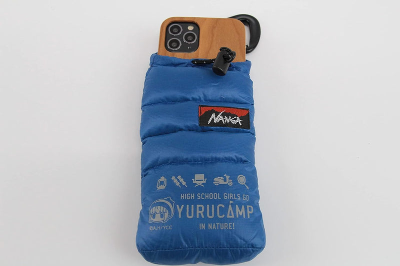 搖曳露營△ Yuru Camp x Nanga Mini Sleeping Bag Phone Case 迷你睡袋手機袋