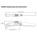 GEAR AID SKARA Camp Saw with Sheath 露營摺疊鋸