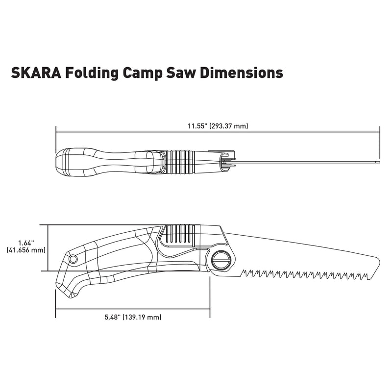 GEAR AID SKARA Camp Saw with Sheath 露營摺疊鋸