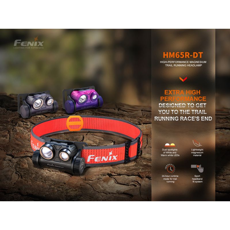 Fenix HM65R-DT 1500 Lumens Rechargeable Headlamp 充電式鎂合金頭燈