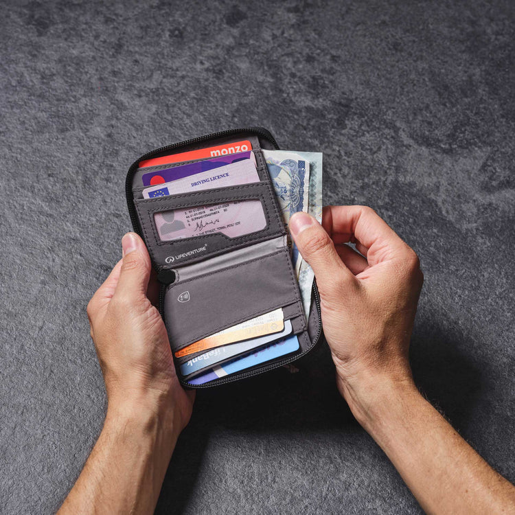 Lifeventure RFID Bi-Fold Wallet 68721 雙摺防護銀包 Grey 