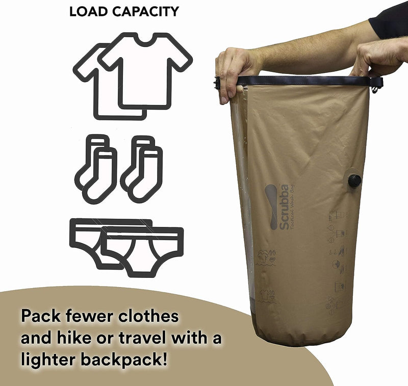 Scrubba Tactical Wash Bag Portable Travel Washing Machine 便攜旅行洗衣袋