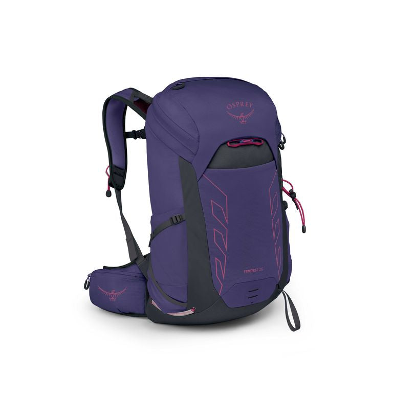 Osprey Tempest™ 26 Backpack (2025 New Version)  DEEP FIG/ 
HOTSPOT PINK