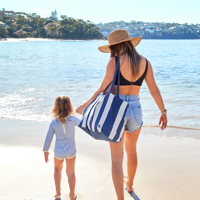 Dock & Bay Foldaway Tote Bag 可摺疊單肩袋 Whitsunday Blue