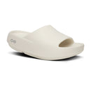 OOFOS OOahh Plus Sandals 運動恢復拖鞋 Chalk